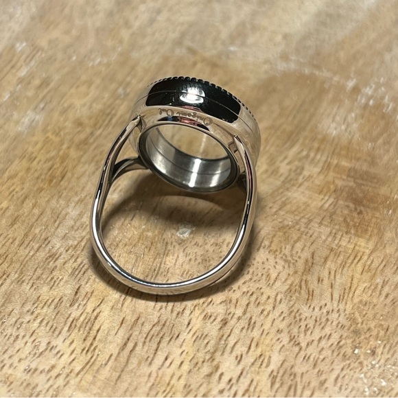 Origami Owl Silver Vintage Living Locket Ring - Size 8 - Picture 9 of 14